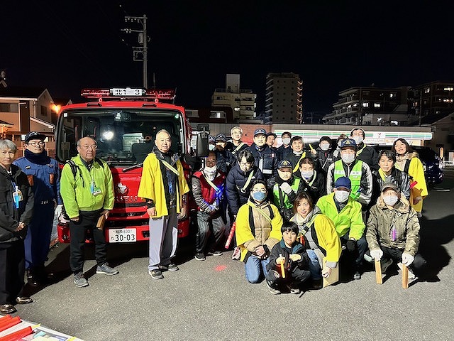 東橋本地域 一斉火の用心パトロール2024